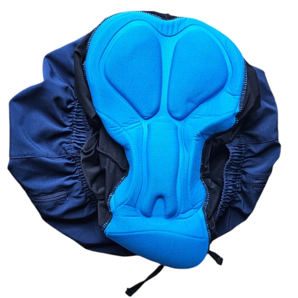 BIKEWA Men Mountain Bike 3D Padded Loose-Fit Blue Short. M - Picture 4 of 6